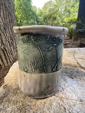 Iron-glazed vase